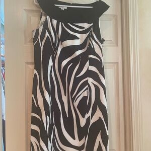 Black and White print dress